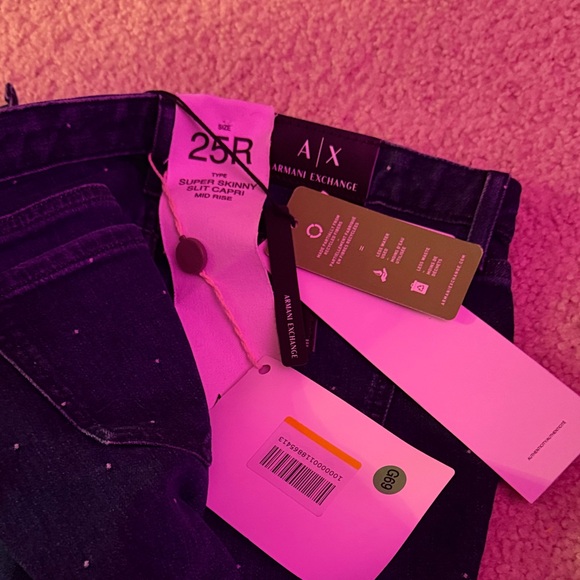 Women's dark blue Jeans Armani Exchange - Picture 2 of 2